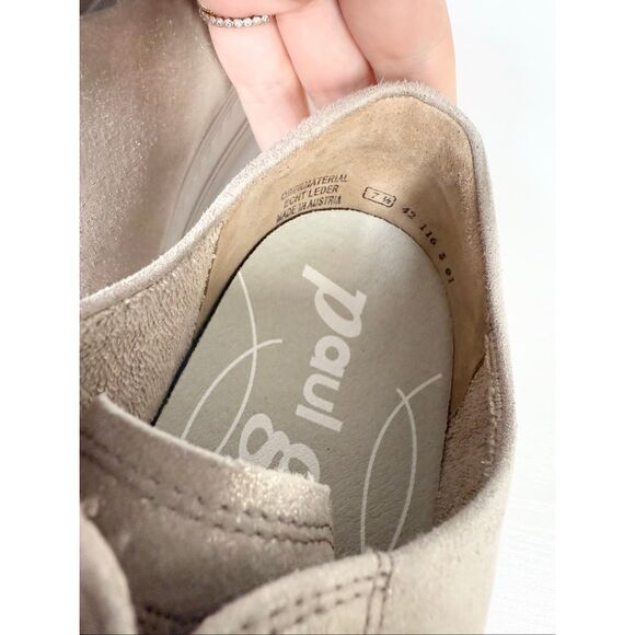 Paul Green Hadley Slip On Sneaker Cachemire Metallic Suede UK 7 1/2 US 10 Men's - Picture 4 of 7